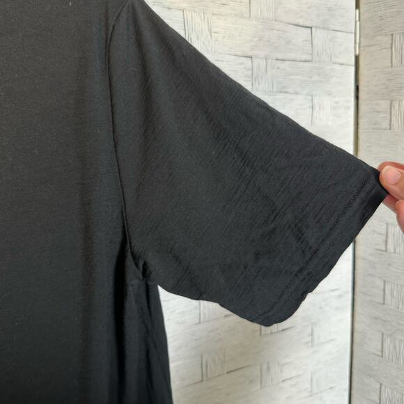 Kathmandu men’s T-Shirt Black 100% marina wall base layer cozycore Gorpcore ￼ - Picture 3 of 9